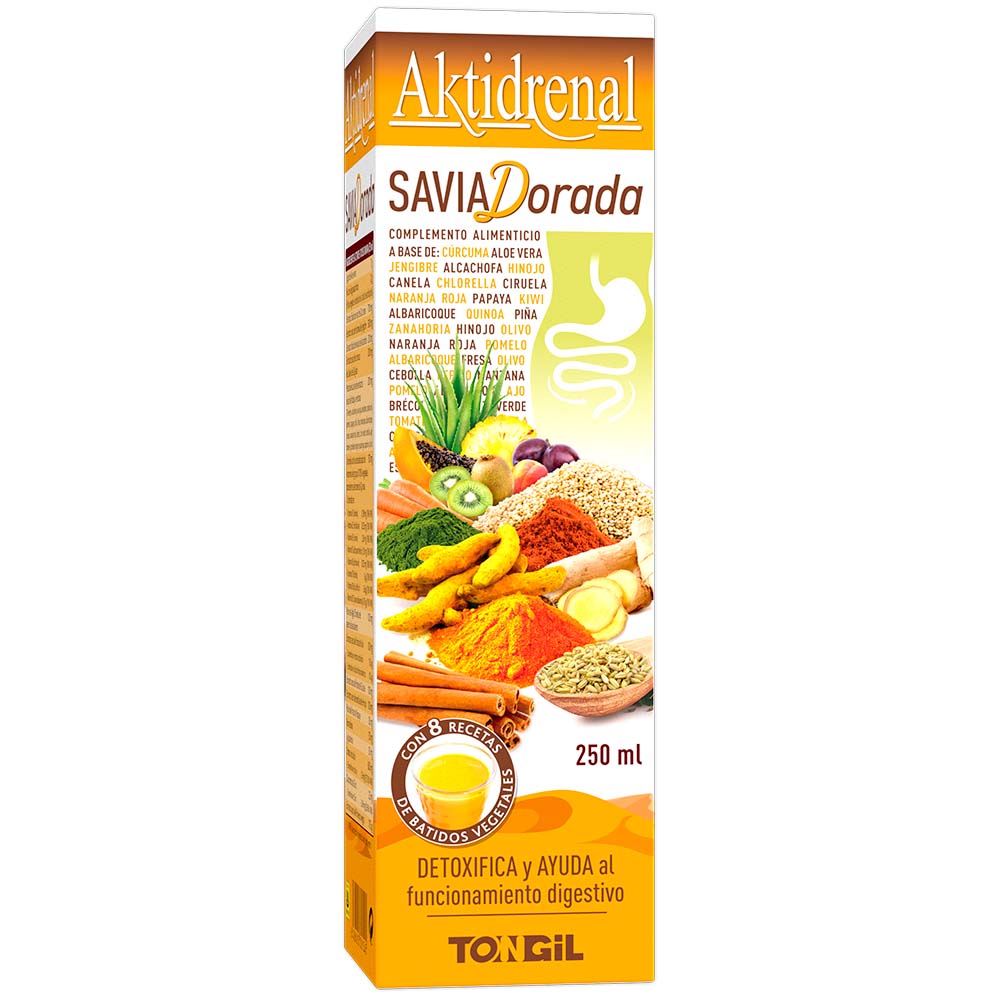 i47_web AKTIDRENAL SAVIA DORADA 250 ML - Imagen 1